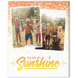 8x10 Desk Canvas with You Are My Sunshine design