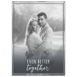 5x7 Glossy Acrylic Block with Even Better Together design