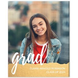 8x10 Desk Canvas with Gold Grad design