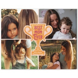 8x10 Desk Canvas with And the Award Goes to Mom design