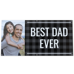 3x6 Vinyl Banner 10oz with Awesome Dad design