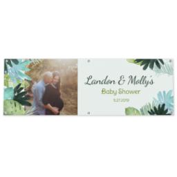 Thumbnail for 2x6 Vinyl Banner 10oz with Baby Shower - Jungle design 1