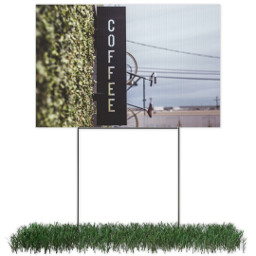 Photo Yard Sign 12x18 (with H-Stake) with Full Photo design