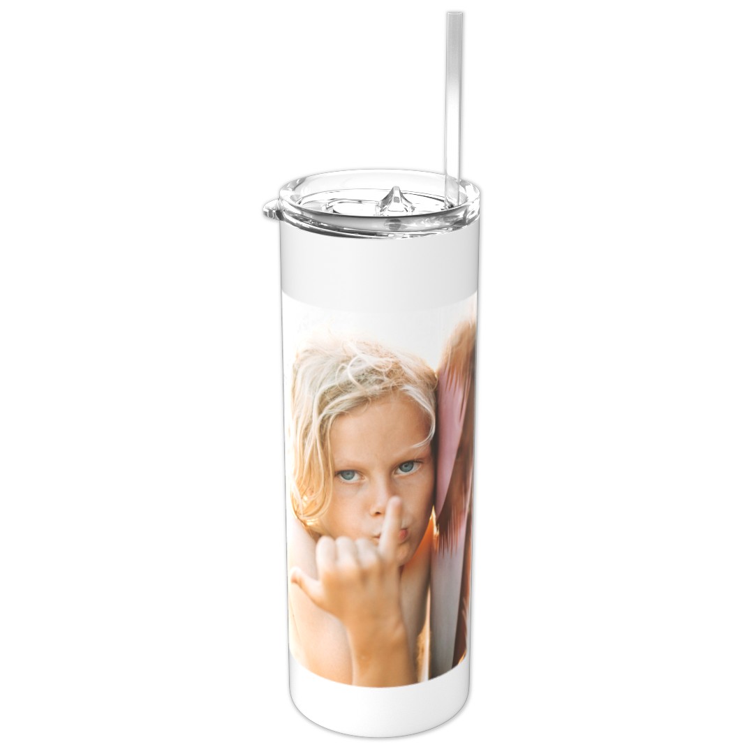 Personalized Tumbler with Straws