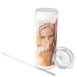 Thumbnail for Personalized Tumbler with Straw with Full Photo design 2