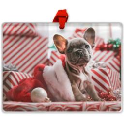 Thumbnail for Acrylic Photo Ornament - Rectangle with Full Photo design 1