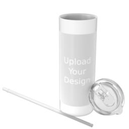 Thumbnail for Tumbler with Straw, 20oz with Upload Your Design design 3
