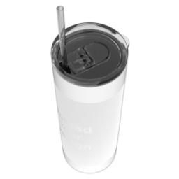 Thumbnail for Tumbler with Straw, 20oz with Upload Your Design design 4