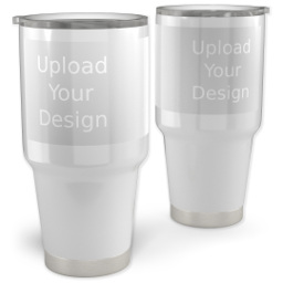 30oz Personalized Travel Tumber with Upload Your Design design