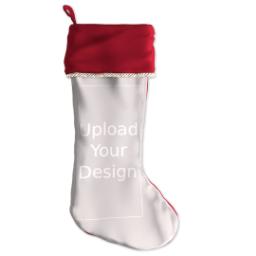 Thumbnail for Holiday Stocking with Upload Your Design design 1