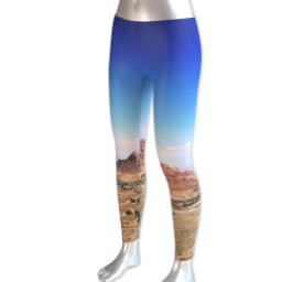 Thumbnail for Photo Leggings - Suede (Women L) with Full Photo design 1