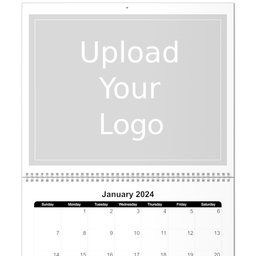 11x14, 12 Month Deluxe Photo Calendar with Upload Your Logo design