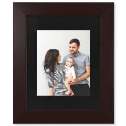 Thumbnail for 8x10 Photo Matte Print with 11x14 1.5" Brown Wood Frame with Full Photo design 1