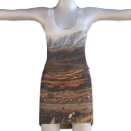 Thumbnail for Photo Racerback Tank Dress (Women XXL) with Full Photo design 1