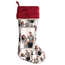 Thumbnail for Holiday Stocking with Tiled Photo design 1