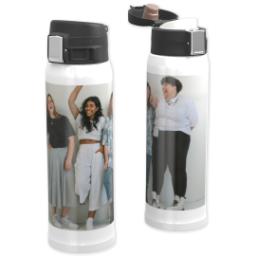 Thumbnail for 12oz Water Bottle With Flip Lid with Full Photo design 1