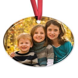 Acrylic Oval Ornament with Full Photo design