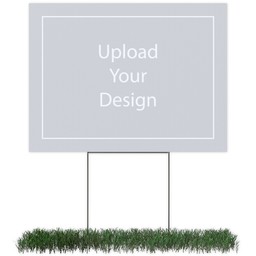 Photo Yard Sign 18x24 (with H-Stake) with Upload Your Design design