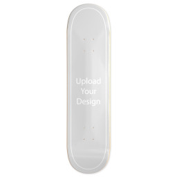 Skateboard Deck - 32"x7.75" with Upload Your Design design