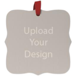 Thumbnail for Wood Photo Ornament - Bracket with Upload Your Design design 1
