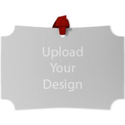 Thumbnail for Personalized Metal Ornament - Modern Corners with Upload Your Design design 1