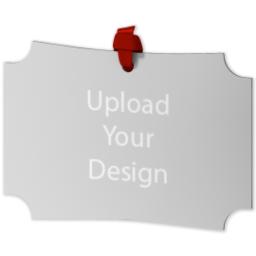 Thumbnail for Personalized Metal Ornament - Modern Corners with Upload Your Design design 2