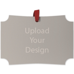 Maple Ornament - Modern Corner with Upload Your Design design