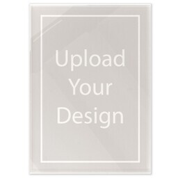 Acrylic Memo Pad 5"x7" - Magnet Back with Upload Your Design design