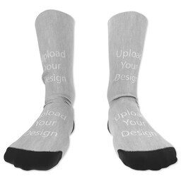Sock Crew Style with Upload Your Design design