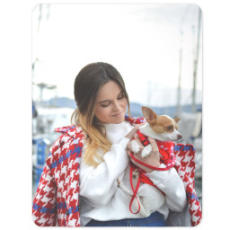 30x40 Sherpa Fleece Photo Blanket with Full Photo design