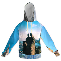 Thumbnail for Mens Pull Over Hoodie (Medium) with Full Photo design 1