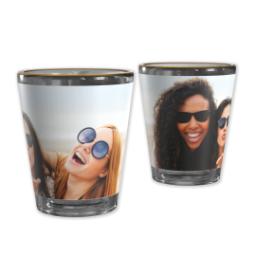 Thumbnail for Shot Glass With Gold Rim with Full Photo design 2