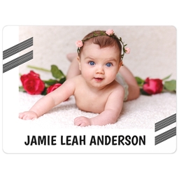 3x4 Photo Magnet with Angled design