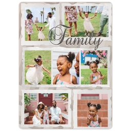3x4 Photo Magnet with Antique Family design