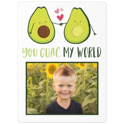 3x4 Photo Magnet with Avocado Love design