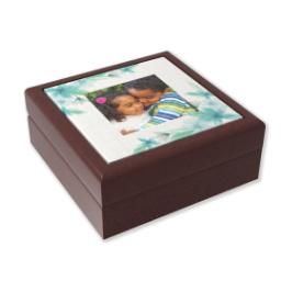 Thumbnail for Photo Keepsake Boxes with Floating Flowers design 1