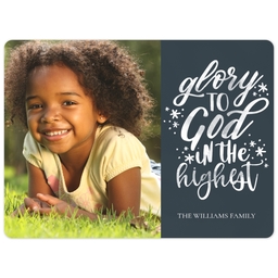 3x4 Photo Magnet with Glory to Him design