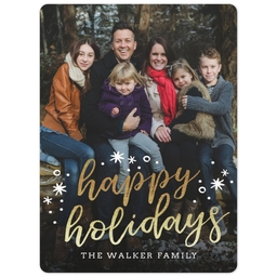 3x4 Photo Magnet with Whimsical Holidays design