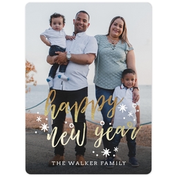 3x4 Photo Magnet with Whimsical New Year design