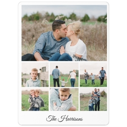3x4 Photo Magnet with Classic Collage design