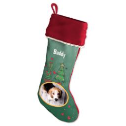 Thumbnail for Holiday Stocking with Colorful Chalk design 3