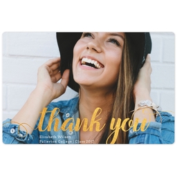 4x6 Photo Magnet with Fancy Thank You design