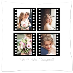 16x16 Throw Pillow with Large Filmstrip design