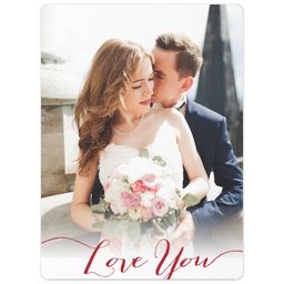 3x4 Photo Magnet with Love You Forever design
