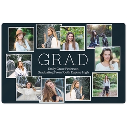 4x6 Photo Magnet with Grad Collage design
