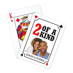 Photo Playing Cards with 2 of a Kind design