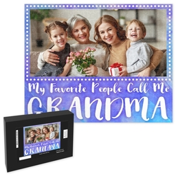 16x20 Premium Photo Puzzle With Gift Box (520-piece) with Call Me Grandma design
