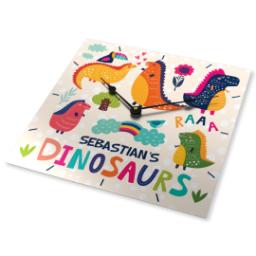 Thumbnail for Personalized Wall Clocks with Dinosaurs design 2