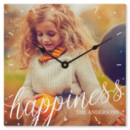 Thumbnail for Personalized Wall Clocks with Happiness design 1
