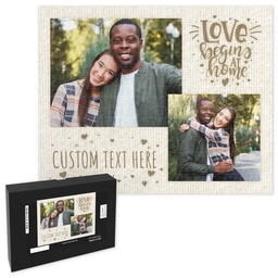 16x20 Premium Photo Puzzle With Gift Box (520-piece) with Love At Home design